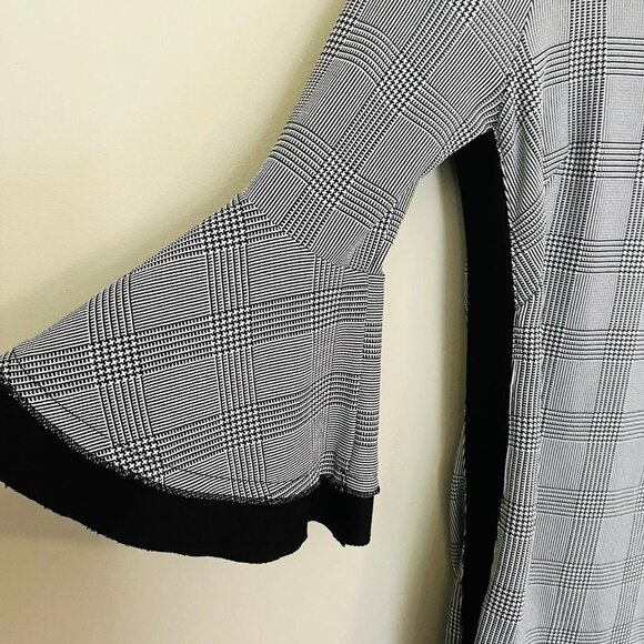 Three Dots Glen Plaid Sheath Dress SZ M - Picture 5 of 9